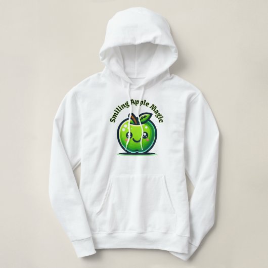 Glimlachende Apple Magic Hoodie (Design voorkant)