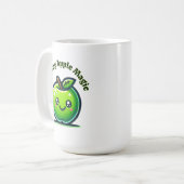 Glimlachende Apple Magic Koffiemok (Voorkant links)