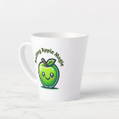 Glimlachende Apple Magic Latte Mok (Linkerhoek)