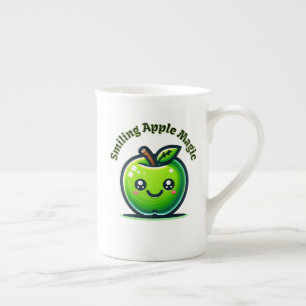 Glimlachende Apple Magic Porselein Kop