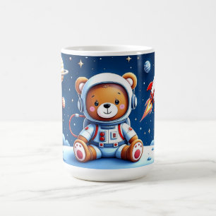 Glimlachende Astronaut Teddy Avontuur Koffiemok