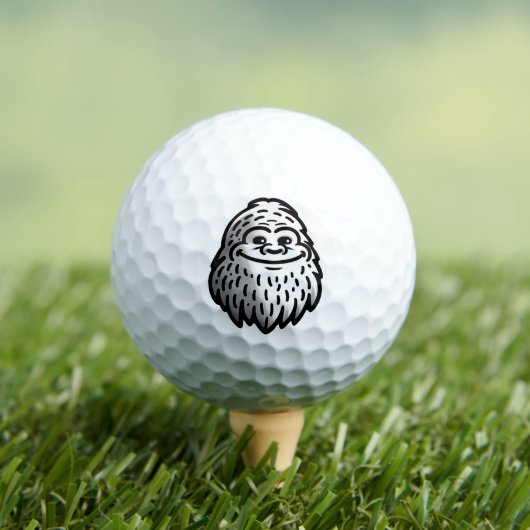Glimlachende Bigfoot - Sasquatch Sighting Golfballen (Insitu Shirt)