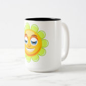 Glimlachende Bloem Mok (Voorkant rechts)