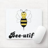 Glimlachende Bumble Bee-utiful Mousepad Muismat (Met muis)