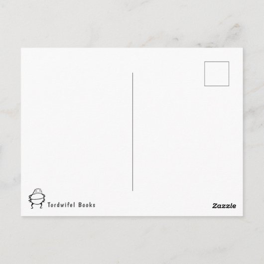 glimlachende cartoon Dog Briefkaart (Achterkant)