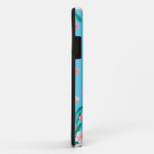 Glimlachende Cartoon Hond Omringd door Bloemen Case-Mate iPhone Case (Achterkant/rechts)