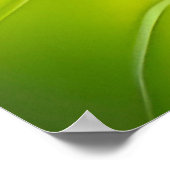 Glimlachende Cartoon lieveheersbeestje Zittend op Poster (Hoek)