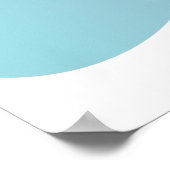 Glimlachende Chef met Snavel en Dienblad Poster (Hoek)