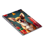 Glimlachende Chihuahua-hond Notitieboek (Rechterzijde)