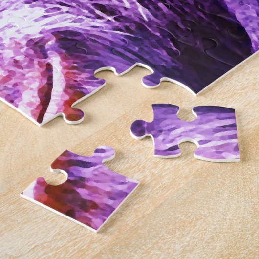 glimlachende chimpansee legpuzzel (Zijkant)