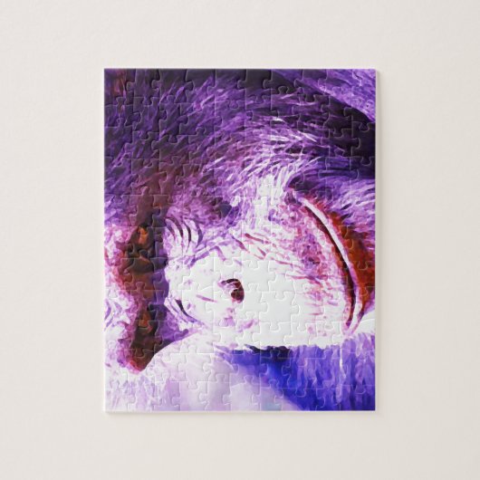 glimlachende chimpansee legpuzzel (Verticaal)