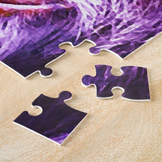 glimlachende chimpansee legpuzzel (Zijkant)