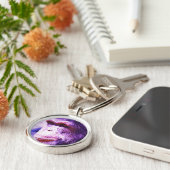 glimlachende chimpansee sleutelhanger (Zijkant)