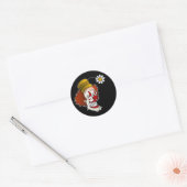 Glimlachende Clown Stickers (Envelop)