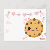 Glimlachende Cookie Leraar Dank u kaart - Dank u (Achterkant)