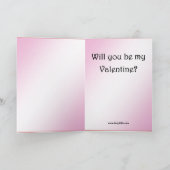 Glimlachende Corgi met Hearts Valentijn Feestdagen Kaart (Binnen)