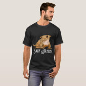 Glimlachende Crested Gecko, Schattigee Crestie Tek T-shirt (Voorkant volledig)
