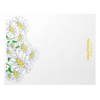 Glimlachende Daisy Dreams Ongevoerd Notitieblok