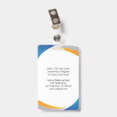 Glimlachende Dokter | Gastroenteroloog Logo Badge (Achterkant met clip)