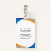 Glimlachende Dokter | Gastroenteroloog Logo Badge (Achterkant met clip)