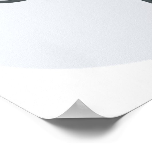 Glimlachende dokter geeft duimen omhoog met stetho poster (Hoek)