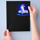 Glimlachende Dolfijn Flyer (Hand)