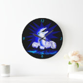 Glimlachende Dolfijn Grote Klok (Huis)