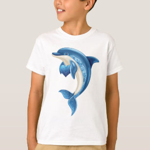Glimlachende Dolfijn Kinderen T-Shirt