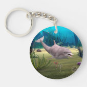 Glimlachende Dolfijn Sleutelhanger (Voorkant)
