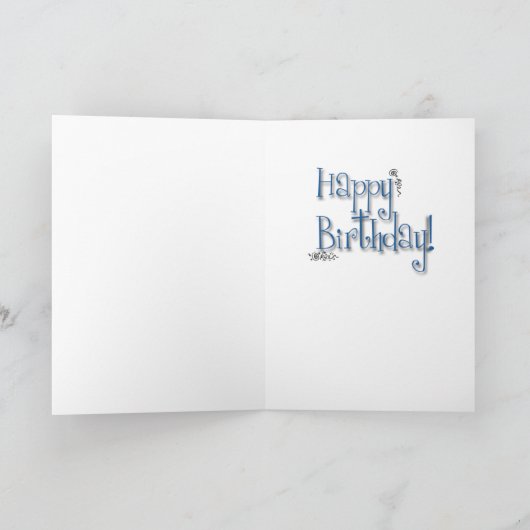 Glimlachende Duck Verjaardag Groeten Kaart (Binnen)