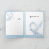 Glimlachende engel van Reims Kaart (Binnen)