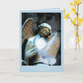 Glimlachende engel van Reims Kaart (Gele Bloem)