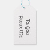 Glimlachende ezel cadeau Label Cadeaulabel (Achterkant)