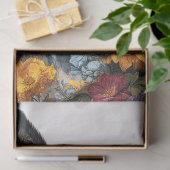 Glimlachende Ezel in Wildflower Garden Decoupage Tissuepapier (Geschenk)