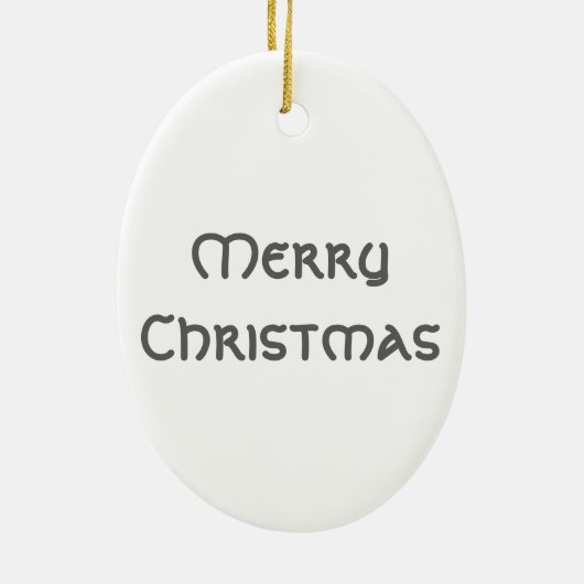 Glimlachende ezel kerstversiering keramisch ornament (Achterkant)