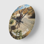 Glimlachende ezel, Oatman Arizona, Route 66 Ronde Klok (Hoek)