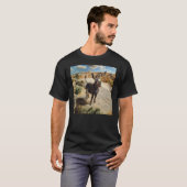Glimlachende ezel, Oatman Arizona, Route 66 T-shirt (Voorkant volledig)
