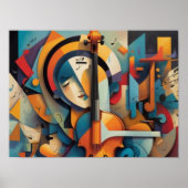 Glimlachende Face Art Poster (Voorkant)