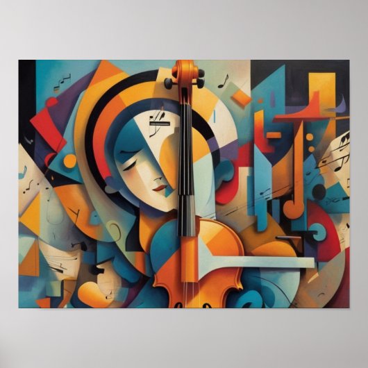 Glimlachende Face Art Poster (Voorkant)