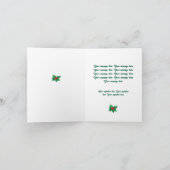 Glimlachende Fancy AI Christmas Elf met Top Hat Feestdagen Kaart (Binnen)