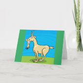 Glimlachende geit Wenskaarten Kaart (Voorkant)