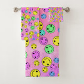 glimlachende gezichten Chem 5 Bad Handdoek (Insitu)