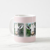 Glimlachende Giraffe Koffiemok (Voorkant links)