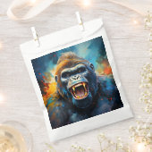 Glimlachende gorilla bedankzakje (Geknipt)