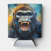 Glimlachende gorilla blikjeskoeler (Voorkant)