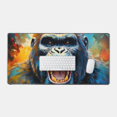 Glimlachende gorilla bureaumat (Keyboard & Muis)