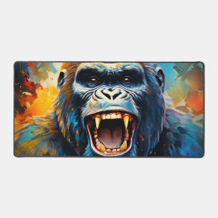 Glimlachende gorilla bureaumat