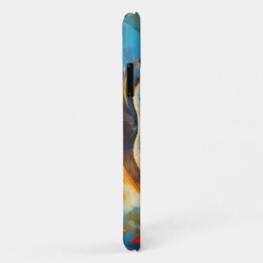 Glimlachende gorilla Case-Mate iPhone case (Achterkant/rechts)