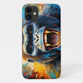 Glimlachende gorilla Case-Mate iPhone case (Achterkant)