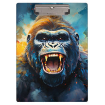 Glimlachende gorilla